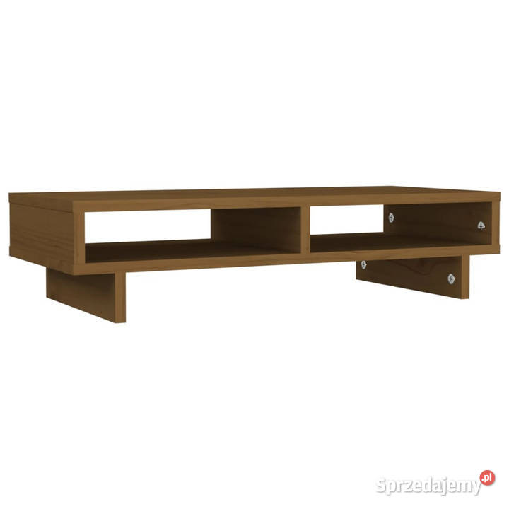 Podstawka na monitor miodowy brąz 60x27x14 lita