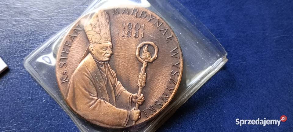 Stare monety Medal Wyszyński Polska 11 podkarpackie Lesko