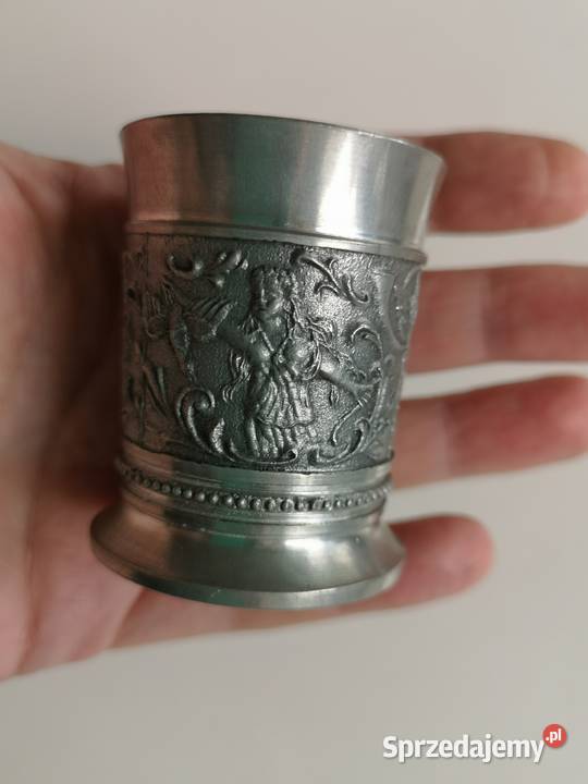 Kieliszek z cyny vintage sprzedam