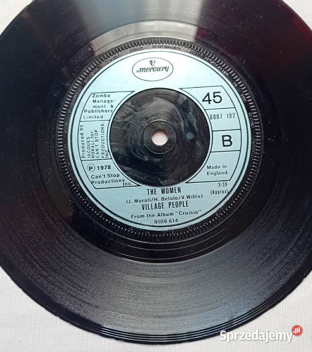 SP Village People YMCA The Women Mercury 1978 r Płyty i kasety Koźminek