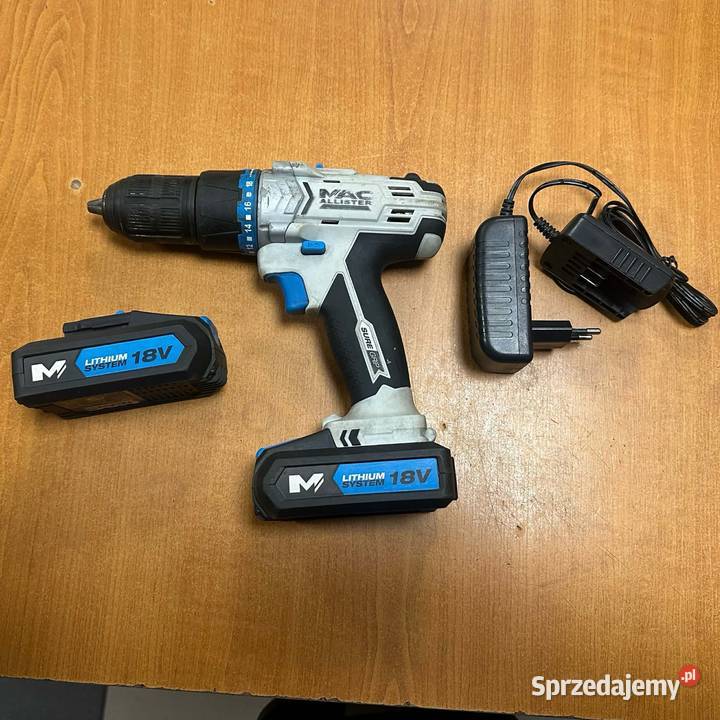 Wkrętarka MacAllister MSCD18LI2 2xAku 15Ah ład Elbląg