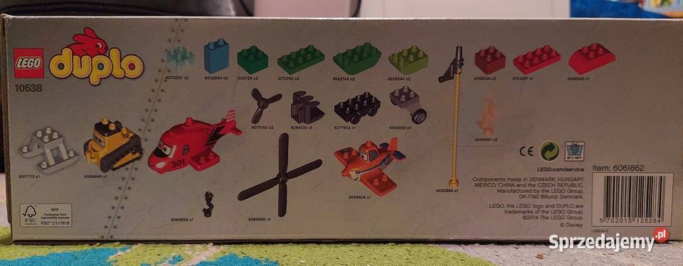 LEGO DUPLO 10538 Drużyna strażacka pudełko mazowieckie Warszawa