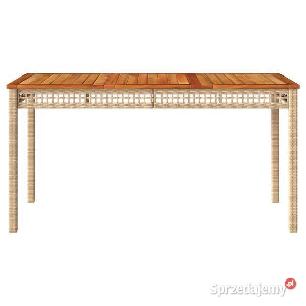 vidaXL Stół ogrodowy beżowy 140x80x75 SKU366278 Warszawa sprzedam