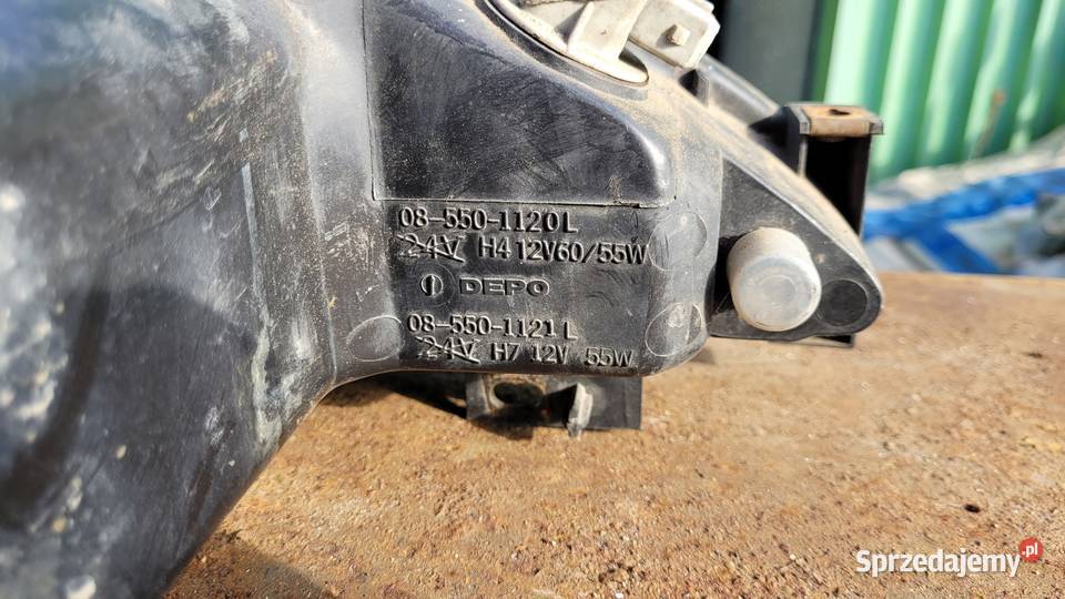 Lampa przód lewa Peugeot 206 Lewe Oświetlenie Łagów