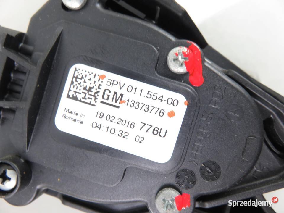 POTENCJOMETR GAZU OPEL ASTRA V K 16 CDTi małopolskie