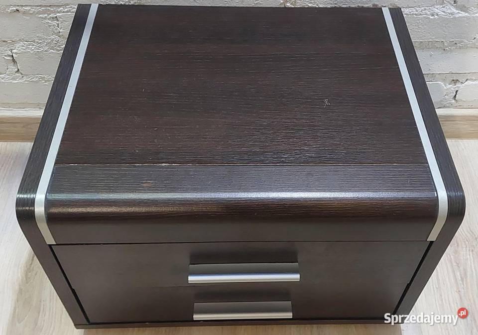 Szafka nocna WENGE 2 szuflady elegancka solidna 53.5cm Mińsk Mazowiecki sprzedam