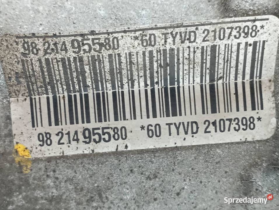 MAGLOWNICA USZKODZONA 9821495580 Citroen C3 III