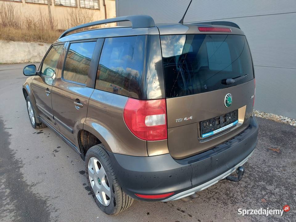 SKODA YETI 2013r napędd 4x4 20TDi 110 Przeb193ty diesel Jelenia Góra