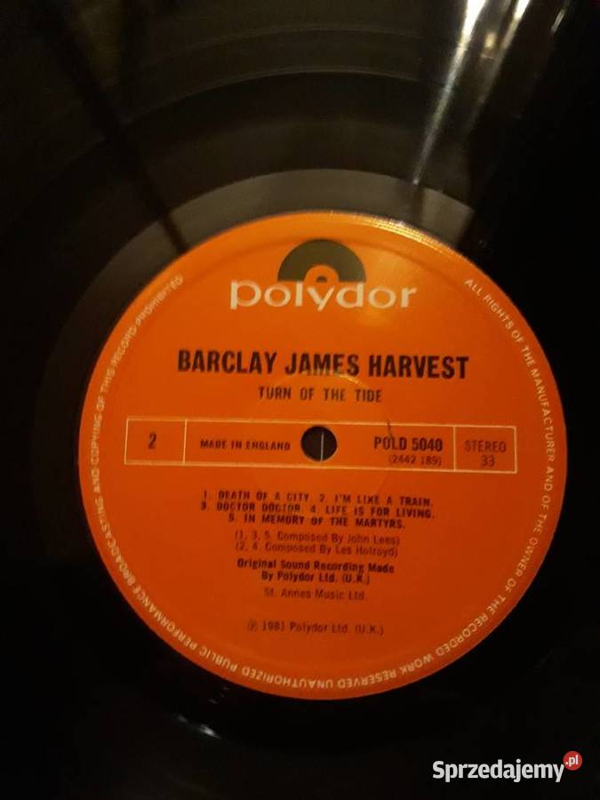 BARCLAY JAMES HARVEST Turn of the Tide 1981 Płyty i kasety Rzeszów