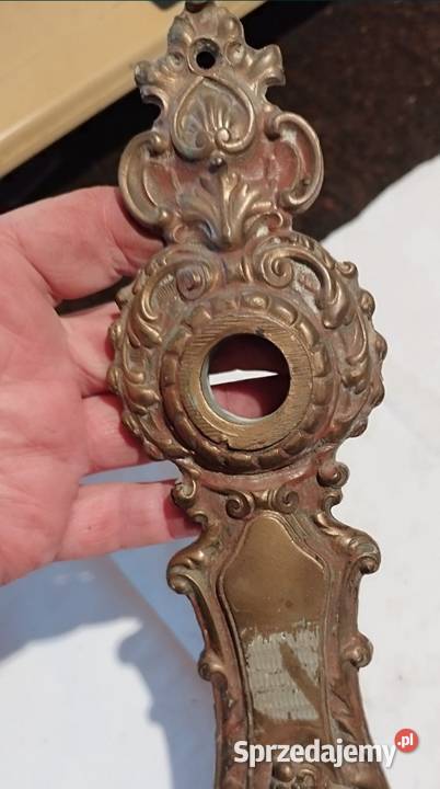 Ozdobny stary szyld drzwiowy Słubice