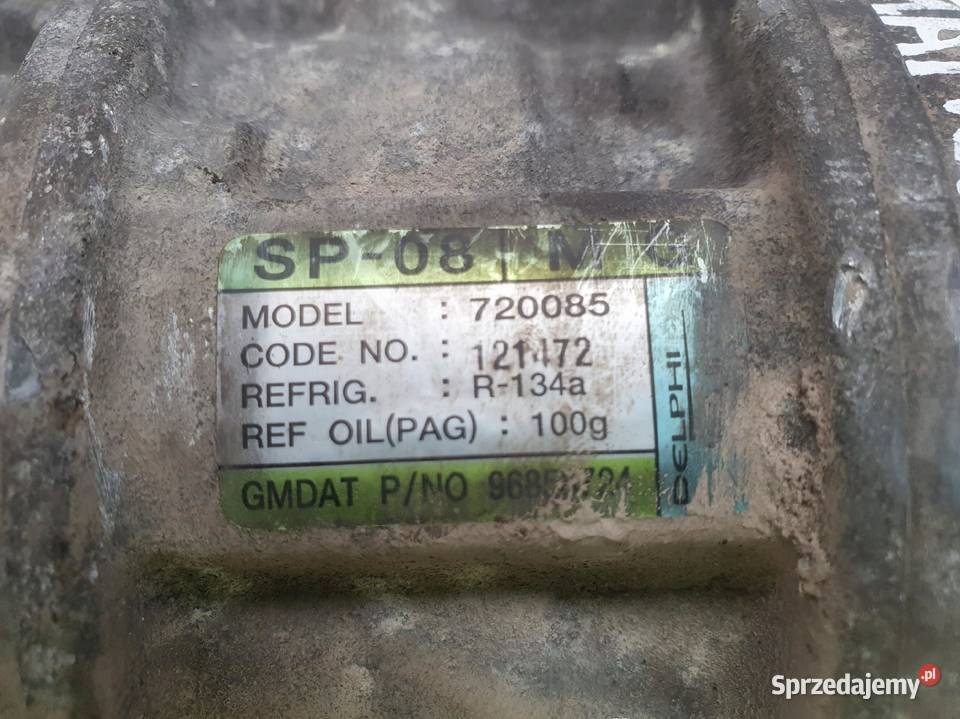 SPRĘŻARKA KLIMATYZACJI Chevrolet Matiz 10 B Chełm