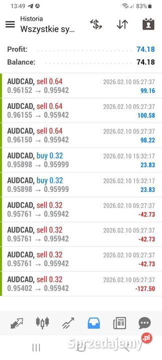 FOREX TRADE FX Automat audnzd audcad nzdcad Ciasna