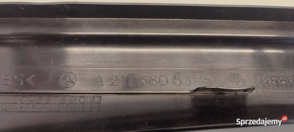 MERCEDES W211 LISTWA NAKŁADKA PROGU LEWY TYŁ dolnośląskie sprzedam
