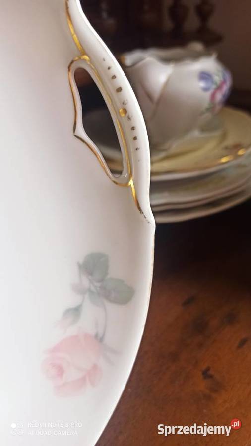 Patera KPM Okrągła Z różami 19041927 r Gdańsk