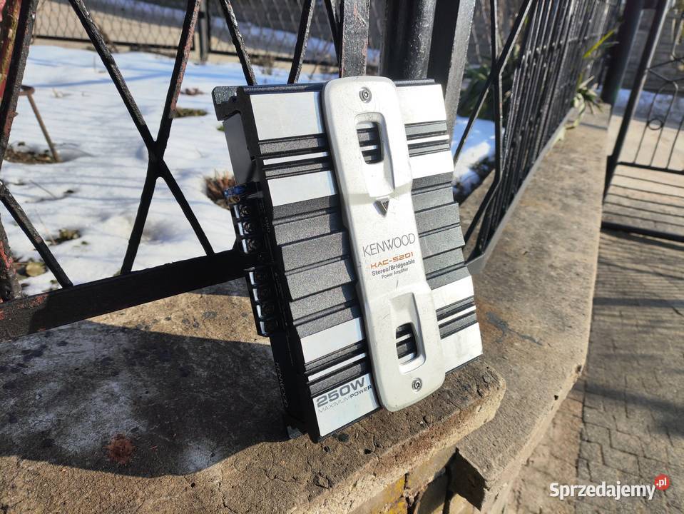 Wzmacniacz samochodowy 2 kanałowy Kenwood Ilość kanałów 2 śląskie Niegowonice sprzedam