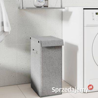 vidaXL Składany kosz na pranie szary 26x345x595 Warszawa