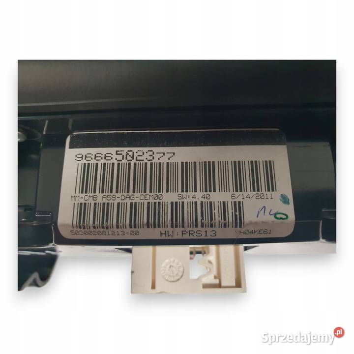 LICZNIK ZEGARY 9666502377 Citroen C3 Picasso 16 Chełm