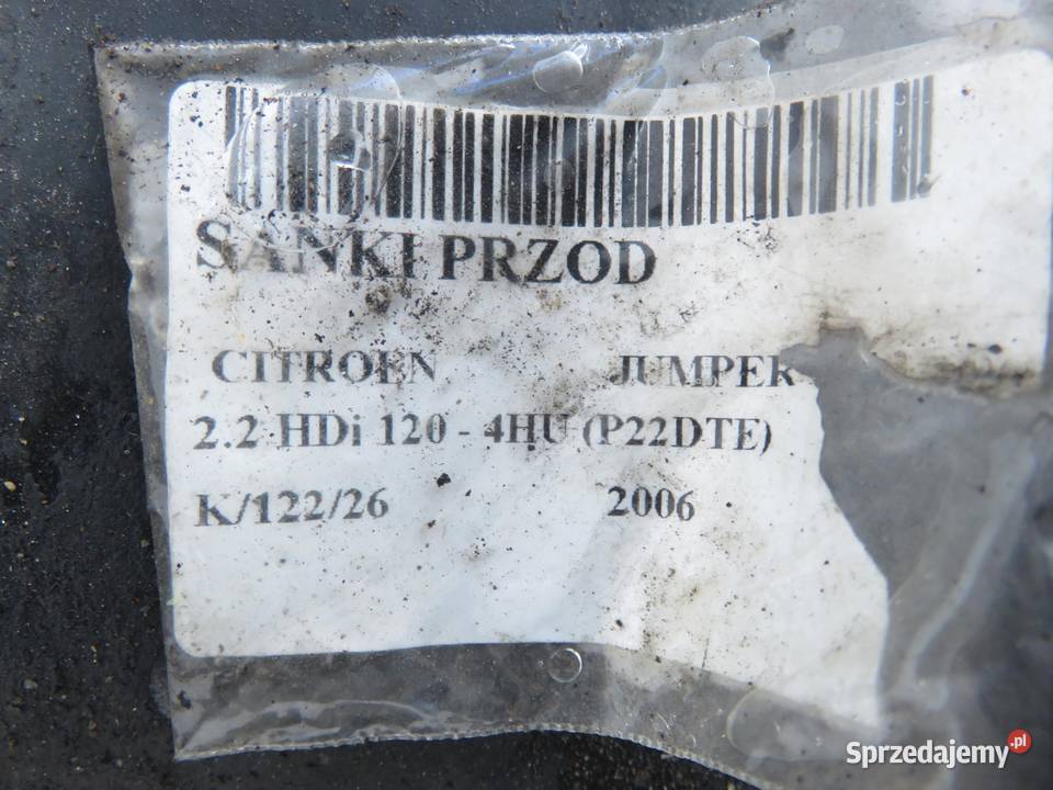 SANKI PRZÓD CITROEN JUMPER II 22 HDi 120 4HU