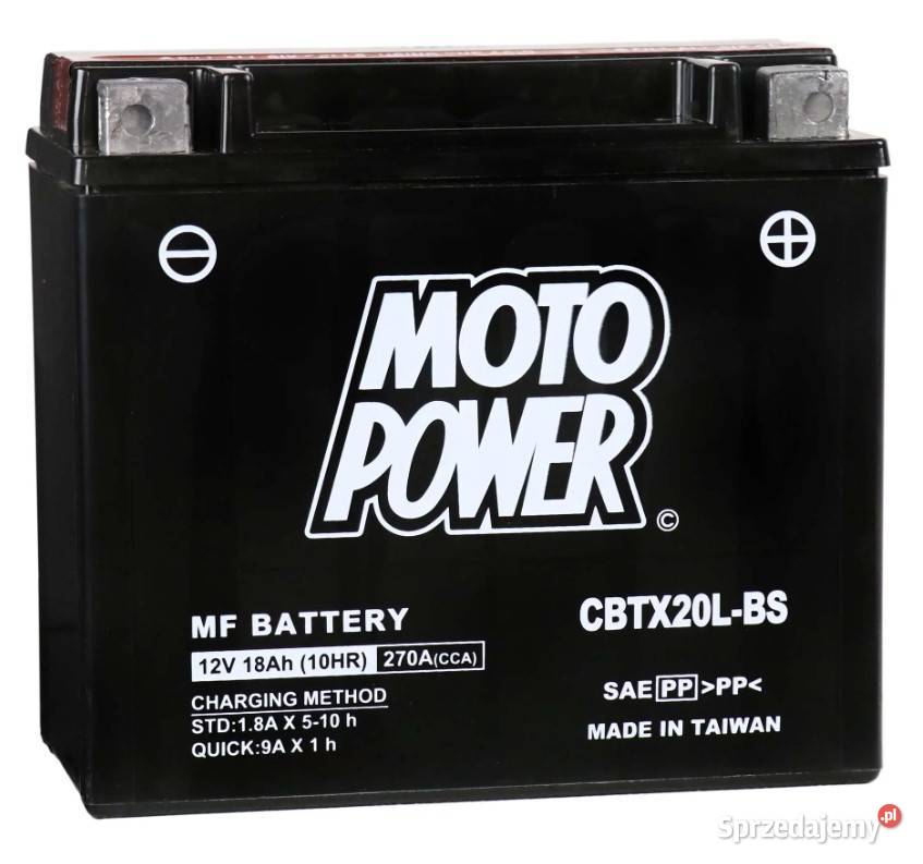 Akumulator motocyklowy MotoPower CBTX20LBS Wrocław sprzedam