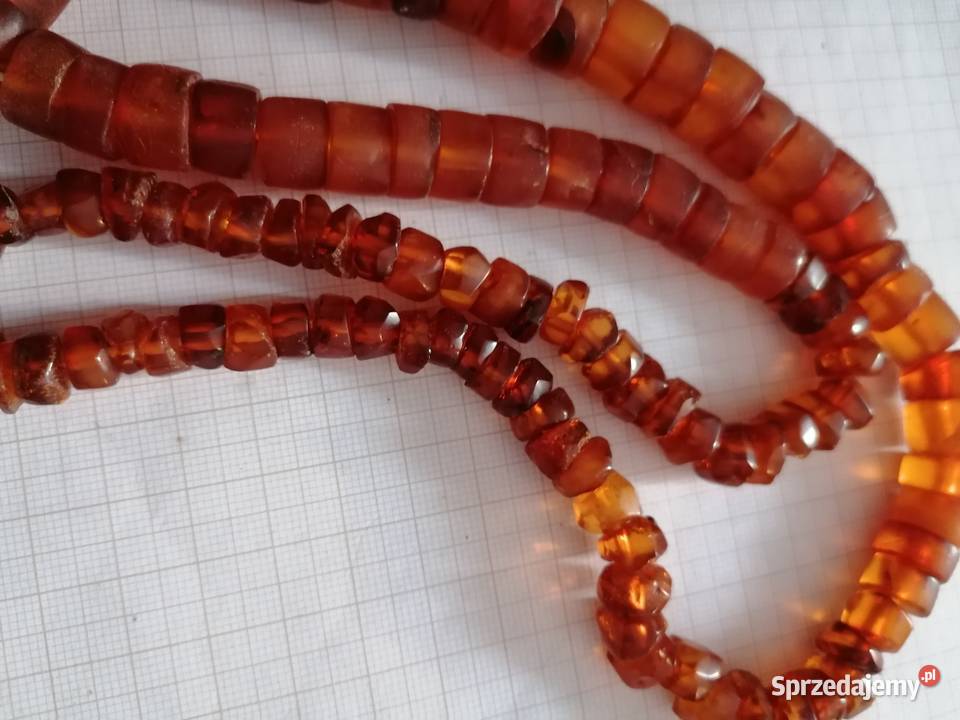 Stary Naszyjnik Bursztyn Vintage podlaskie Białystok sprzedam