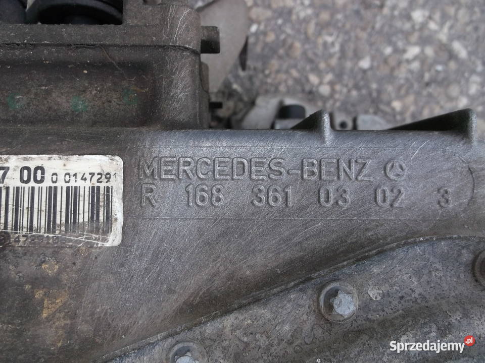 mercedes a140 w168 14 98r skrzynia biegów