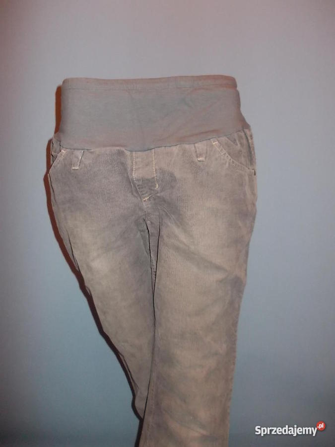 MIMI MATERNITY spodnie sztruksy ciążowe 40 Rozgart sprzedam