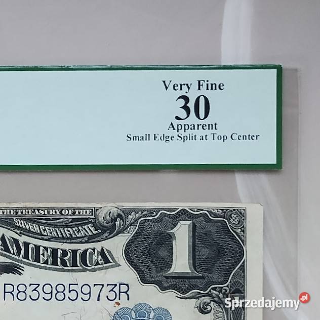 Banknot 1 1899 Black Eagle Silver Certificate Rzeszów