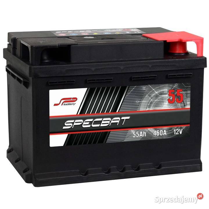Akumulator SPECBAT 55Ah 460A EN PRAWY PLUS niski łódzkie Zgierz
