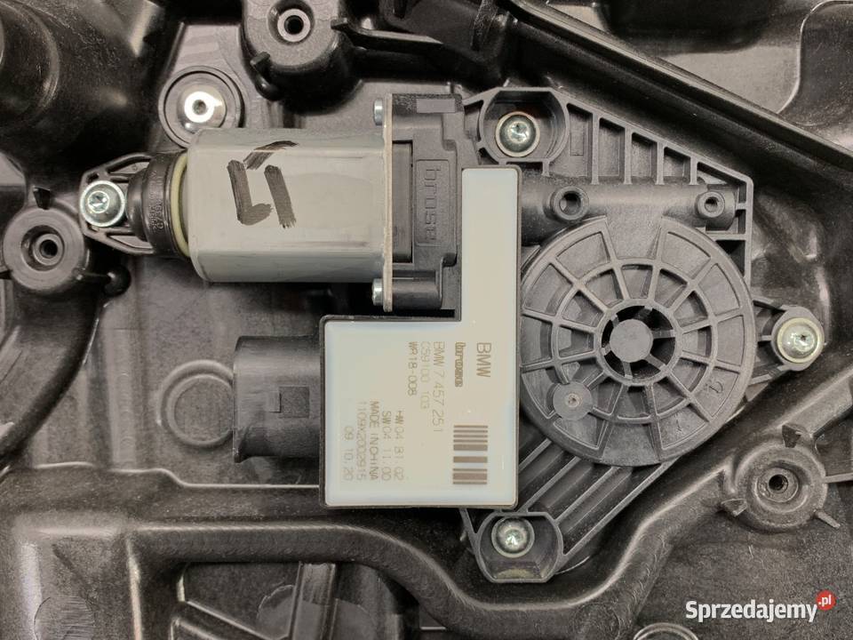 PODNOŚNIK SZYBY LEWY TYŁ BMW G30 7365167 osobowe