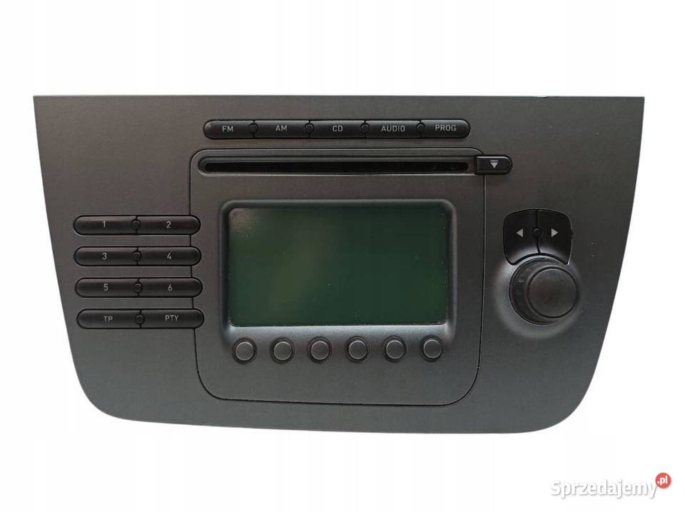 RADIO 5P1035152 Seat Toledo III 20052009 Rok produkcji 2005 Sprzęt audio fabryczny sprzedam