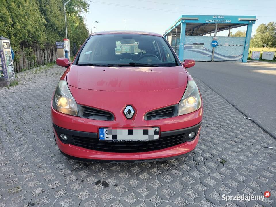 Renault Clio 3 16 Gaz 5 drzwi czerwony śląskie Bielsko-Biała sprzedam