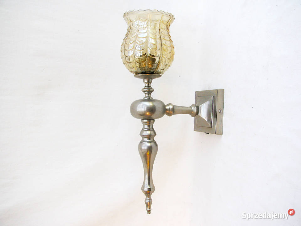 Kinkiet duży cynowy Szczecinek sprzedam