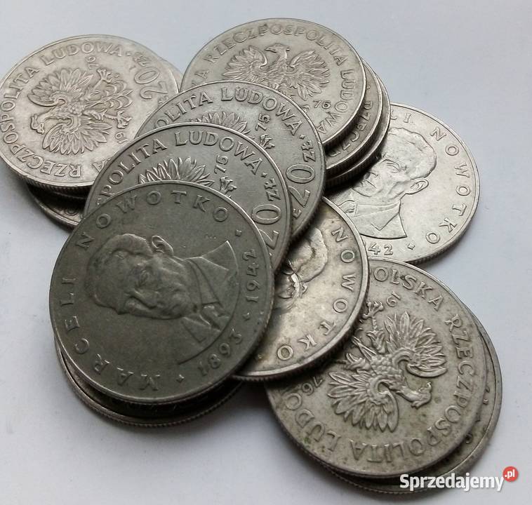 POLSKA20 CuNiMARCELI NOWOTKO14 SZTUK mazowieckie Legionowo