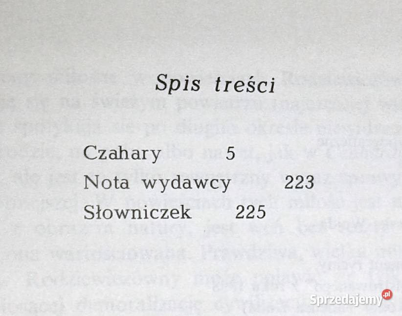 Czahary Maria Rodziewiczówna Chełm