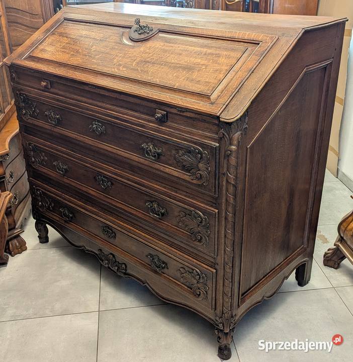 potęzny wspaniały dębowy sekretarzyksklep Dąbrowa Górnicza