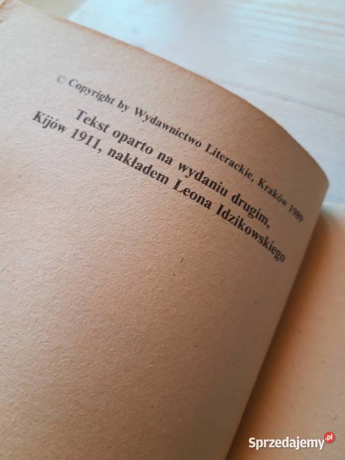 Ordynat Michorowski Helena Mniszek 1989 Antykwariat