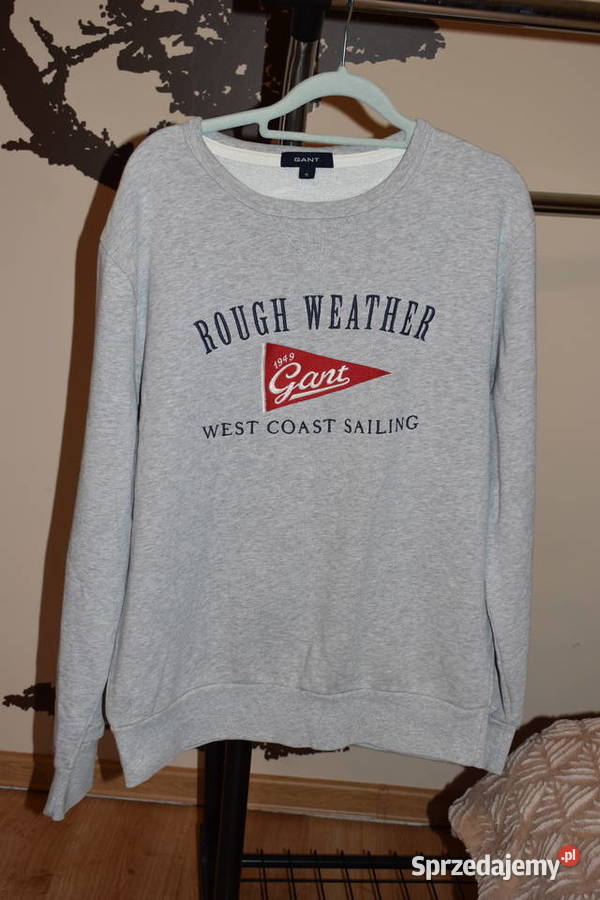 Klasyczna Szara Bluza Gant rozmiar M Stargard