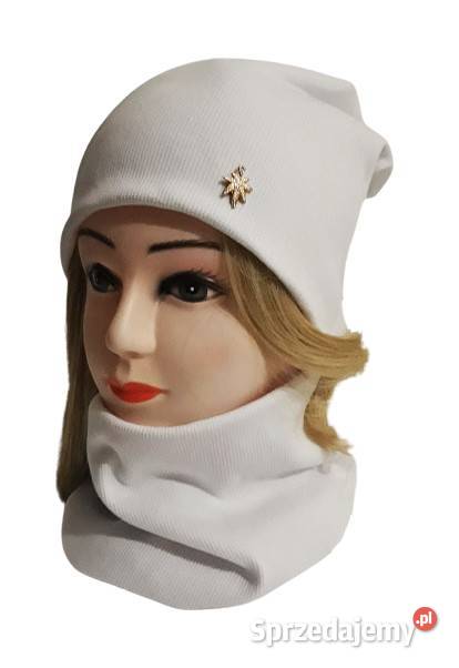 Komplety na jesień zimę czapka z kominem różne Nakrycia głowy Lublin