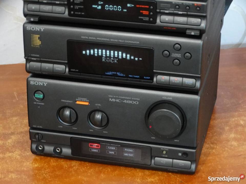 Wieża Sony MHC4800 duży zestaw WYSYŁKA podkarpackie Jasło