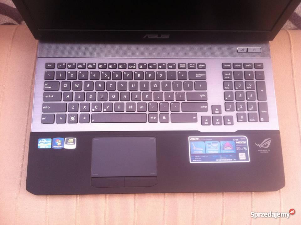 ASUS G75VW i7 3610QM GF660m 16GB 1TB SSD 128GB Obsługa standardu 802.11n  Warszawa