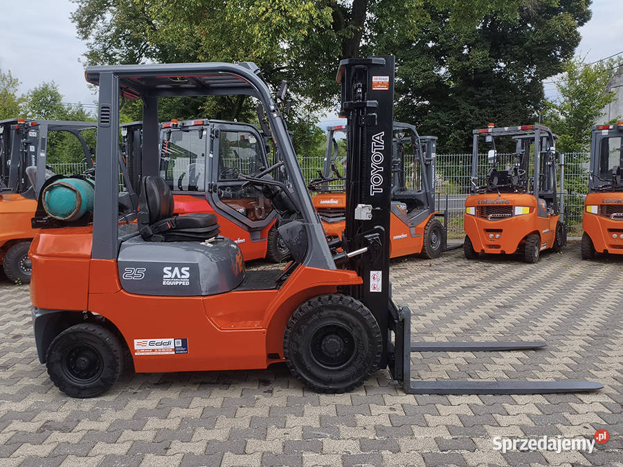 wózek widłowy Toyota 427FGF25 LPG 25 t duplex 33 Kęty