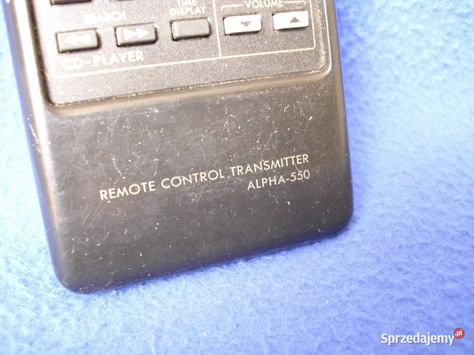 Pilot Alpha 550 do amplitunera wieży Bielawa