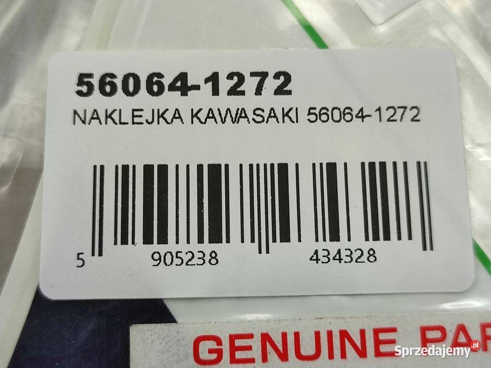 NAKLEJKA NA LEWY BOCZEK KAWASAKI NINJA ZX6R 2001 lubelskie sprzedam