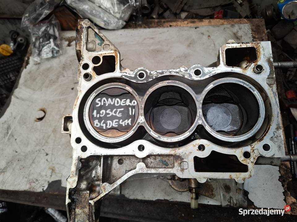 NISSAN DACIA RENAULT 10 SCE B4DE411 silnik dół Kielce