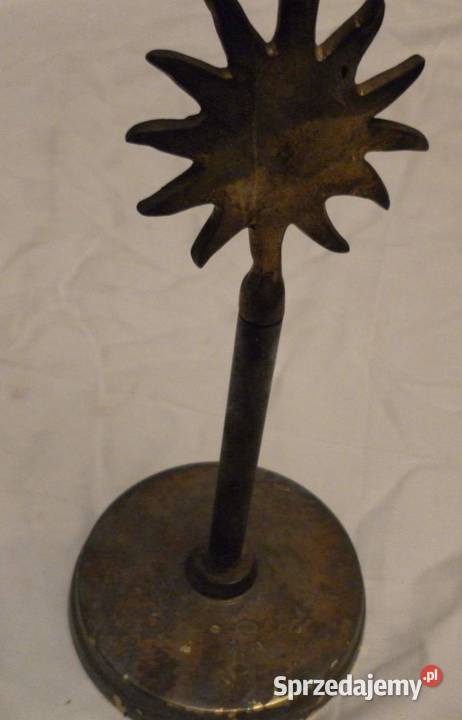 Świecznik metalowy stary małopolskie Kraków