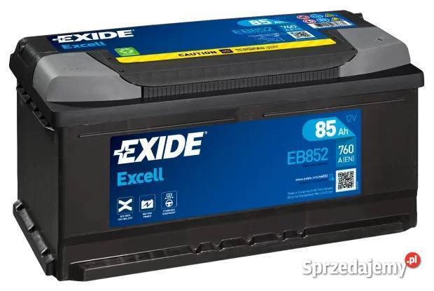 Akumulator Exide Excell 85Ah 760A SOSNOWIEC osobowe