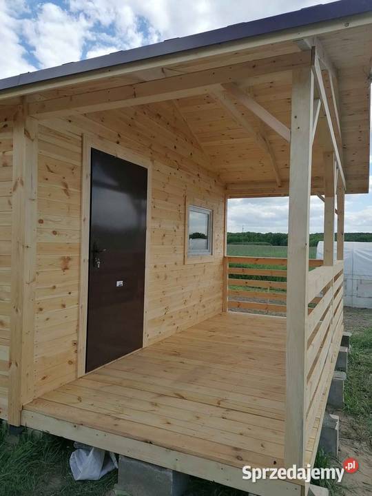 Dom Domek letniskowy szkieletowy 35 m2 ŚWIERK Pozostałe mazowieckie Rybno