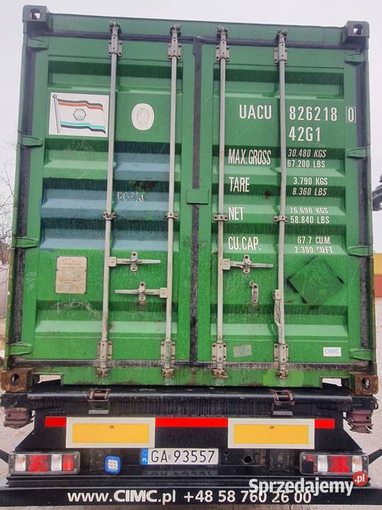 Kontener morski 40 DVHC 12 metrowy transport Magazynowanie sprzedam