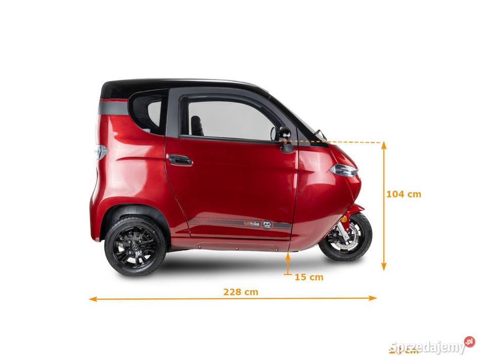 Skuter elektryczny z dachem MICRO CAR BILI BIKE Bili Bike mazowieckie Warszawa