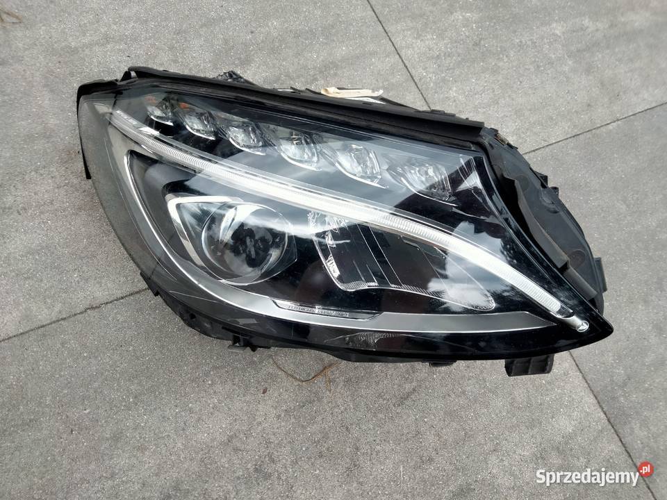 MERCEDES C klasa W205 prawa lampa led full osobowe Lampy przednie Dęblin